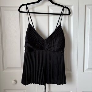 NWT- Banana Republic PLEATED CROSS-BACK CAMI